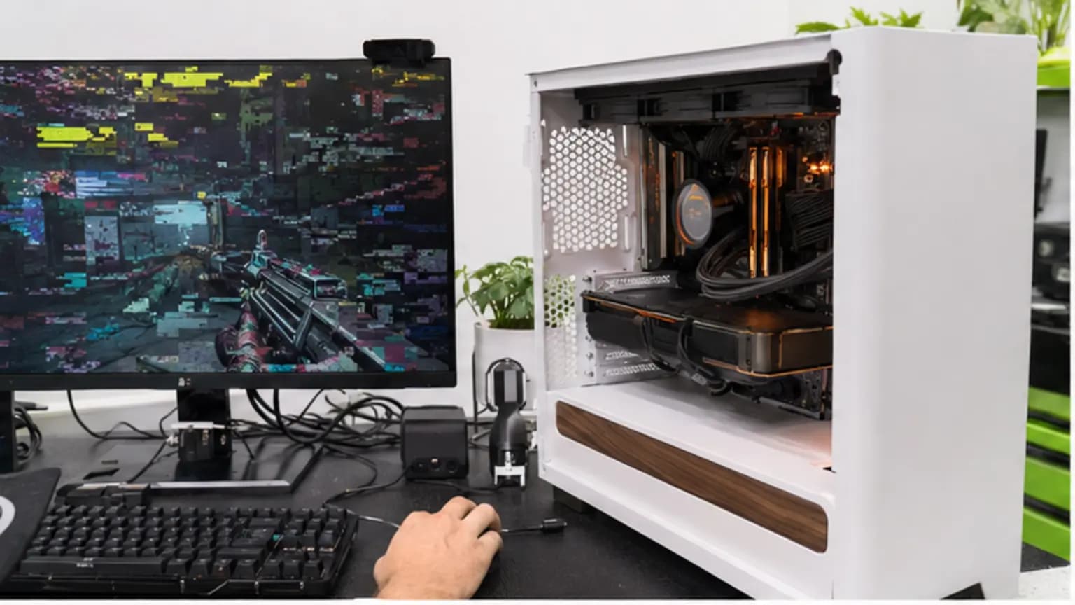Gaming PC Repair Tampa repair case on the True One Fix workbench in Tampa