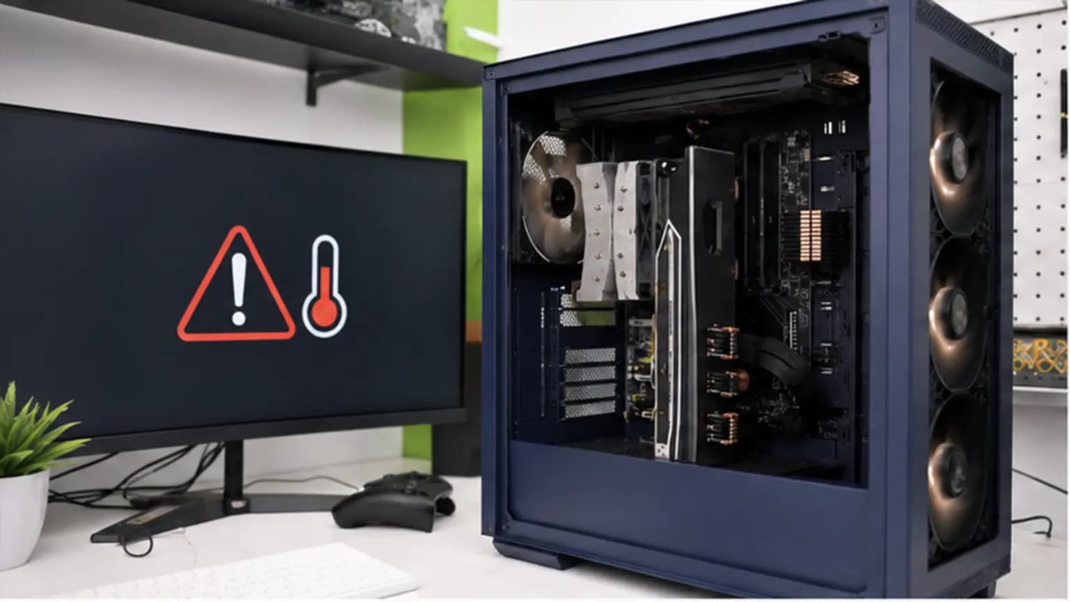 Gaming PC Repair Tampa repair case on the True One Fix workbench in Tampa