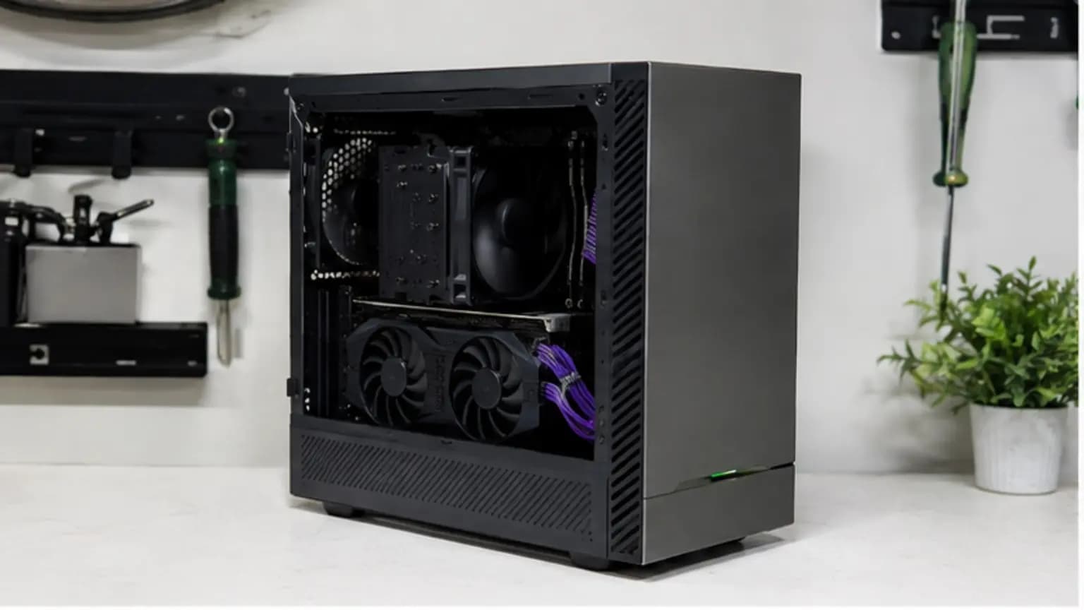 Gaming PC Repair Tampa repair case on the True One Fix workbench in Tampa
