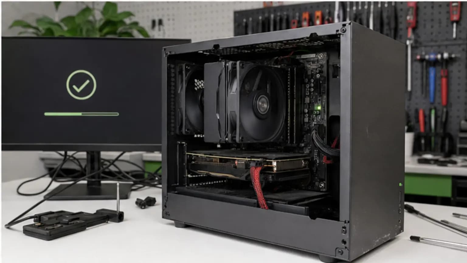 Testing the Repair Before Pickup for Gaming PC Repair Tampa at True One Fix in Tampa