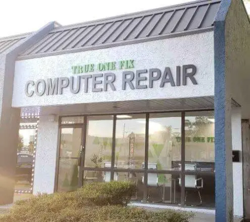 trueonefix computer front side, tampa computer repair shop