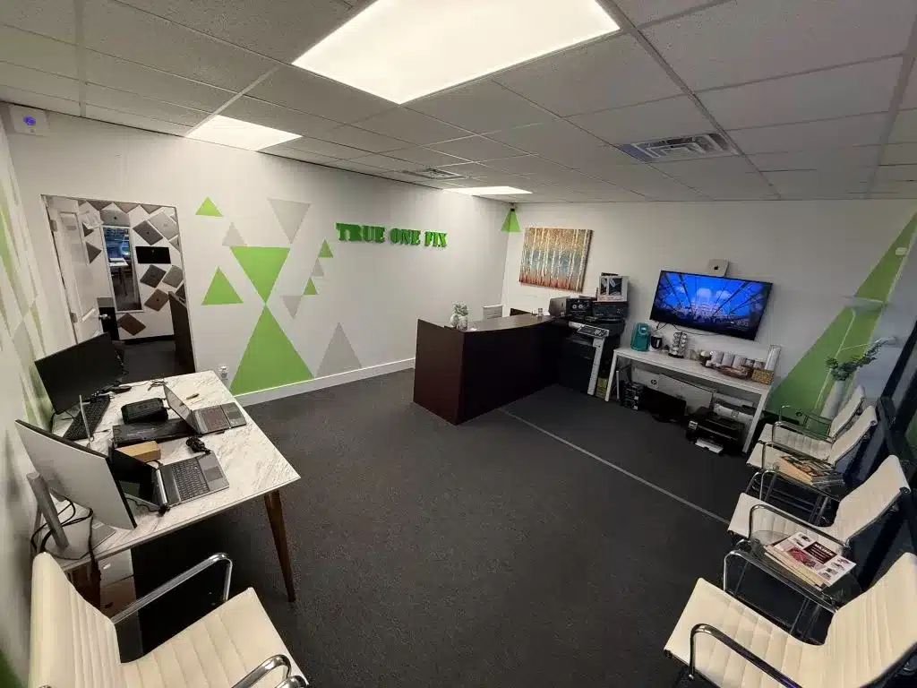 Trueonefix storefront for Wesley Chapel computer repair shop